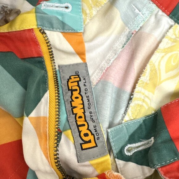Loudmouth Mens Geometric Patterned Shorts  Size 31 - Picture 4 of 12